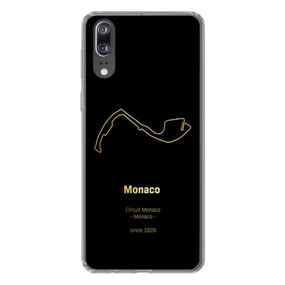 Produktbild von MuchoWow® Handyhülle Schutzhülle Hülle für Huawei P20 Formel 1 - Monaco - Rennstrecke Silikon Softcase Handy Hülle - Hardcover