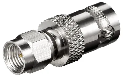 Immagine prodotto di goobay SMA Stecker auf BNC Buchse für RG 174/U Kabel (Bulk)