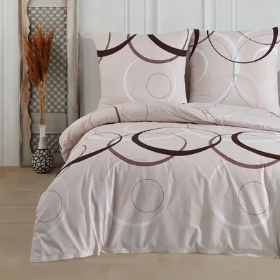 Produktbild von Buymax® Bettwäsche Bettbezug 135x200 cm, Kopfkissenbezug 80x80 cm 2 teilig Deckenbezug Set aus 100% Baumwolle Renforce mit Reissverschluss
