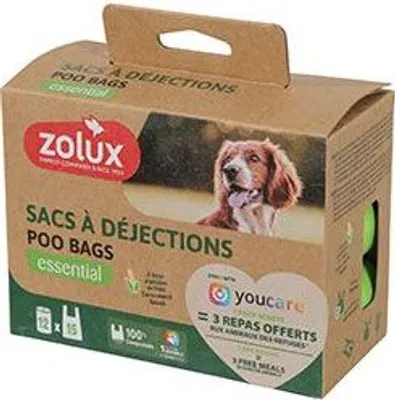 Immagine prodotto di Set di sacchetti per escrementi ECO 12x15pz YR Zolux