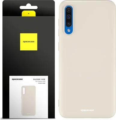 Productafbeelding van Siliconen hoesje voor de Samsung Galaxy A50, model "Bone"