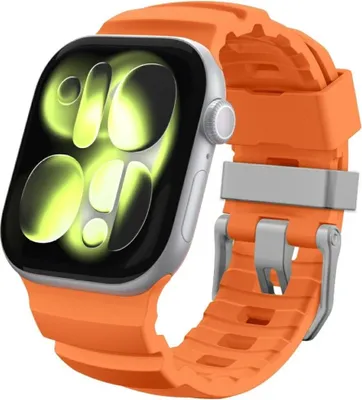 Obrázek produktu pro Spigen WBS2, Kapela, Chytré hodinky, Oranžová, Apple, Apple Watch 10/11 (46mm), Silikon