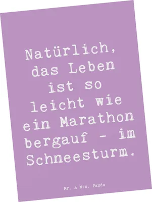 Produktbild von Mr. & Mrs. Panda einzelkarte Spruch Leichtigkeit im Leben - Lavendeltraum - Geschenk, Grußkarte, Postkarte, Entspannung, bildkarte, Motivation, Gefühle, Postkarten, Zitat