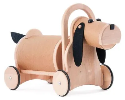 Immagine prodotto di Giocattolo "Cane cavalcabile" Giocattolo per bambini Giocattolo di legno Giocattolo per abilità motorie