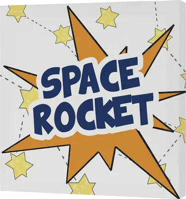 Immagine prodotto di Leinwand HappyFriday Mr Fox Space rocket Bunt 27 x 27 cm