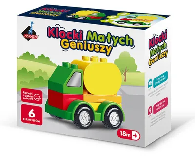 Zdjęcie produktu dla Klocki małych geniuszy Autko 6 elementów