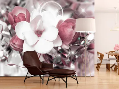 Produktbild von Vlies Fototapete 400x280 cm Tapeten Wandtapete XXL Blumen Magnolie b-A-0298-a-c