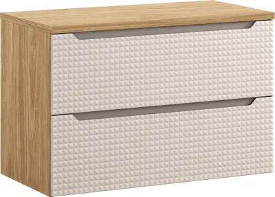 Zdjęcie produktu dla Zestaw Mebli Łazienkowych 90 Cm Z Blatem Szafka Pod Umywalkę Nowoczesna