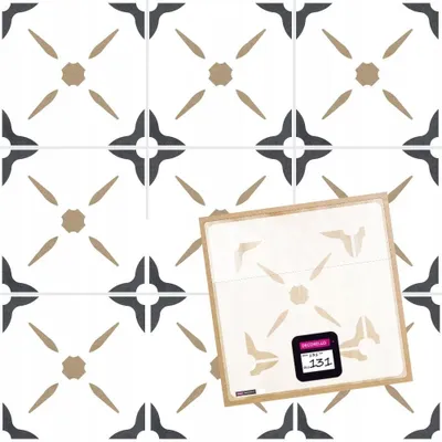 Produktbild von Decorello Hixon Fliesenschablone Klassisch 40 x 40 cm
