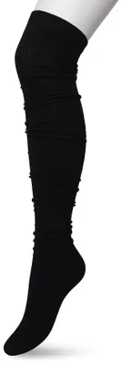 Produktbild von Bonnie Doon Overknee-Socken Schwarz Damen Größe 36/42 - Overknee-Socken - Über dem Knie - Baumwolle - Glatte Nähte - Besonders bequem - Maximaler Tragekomfort - Warm - Overknees - Kniestrümpfe - Schwarz - P53496.101