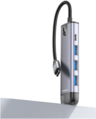 Produktbild von Multihub Typ-C Mcdodo 5 in 1 Grau
