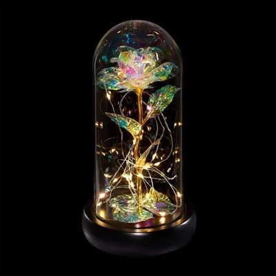 Image de Rose éternelle dans un verre