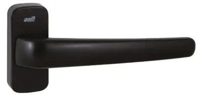 Image de Paire de béquille Siluete à ressort carré 8mm sur rosace noire - SOFI - 5113300133