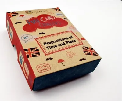 Image de Fun Card English Prepositions of Time and Place