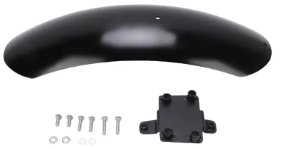 Produktbild von Motorrad-Vorderradkotflügel aus Aluminiumlegierung, hochmontierte Spritzschutzklappe, Ersatzteil für CL250, CL300, CL500, SCL500, Schwarz
