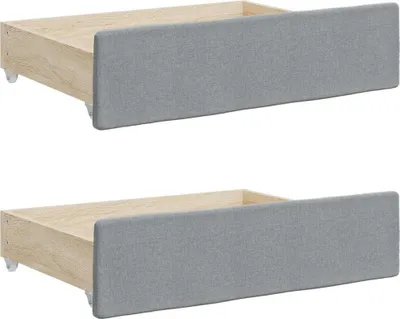 Zdjęcie produktu dla Szuflady Pod Łóżko, 2 Szt., Jasnoszare Lumarko!