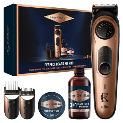 Image de Coffret cadeau tondeuse Brau King C. Gillette