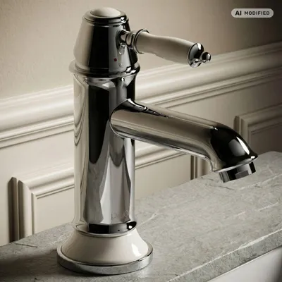 Produktbild von PaulGurkes Nostalgie Wasserhahn Einhandmischer Retro Waschtischbatterie
