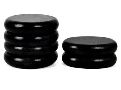 Produktbild von 6 Stück große ätherische Massagesteine für Wärmetherapie