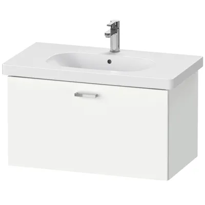 Produktbild von Duravit XBase Waschtischunterbau wandhängend B:80 cm mit 1 Auszug, XB607101818