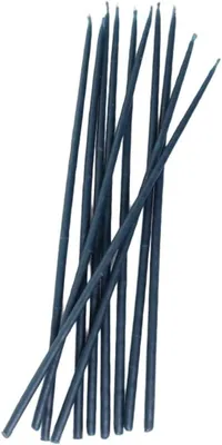 Zdjęcie produktu dla Ręcznie robione, naturalne świece z czystego wosku pszczelego (zestaw 10 sztuk) (niebieskie)