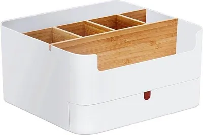 Produktbild von Famanu Schreibtisch-Organizer mit zwei Ebenen - Schwarz