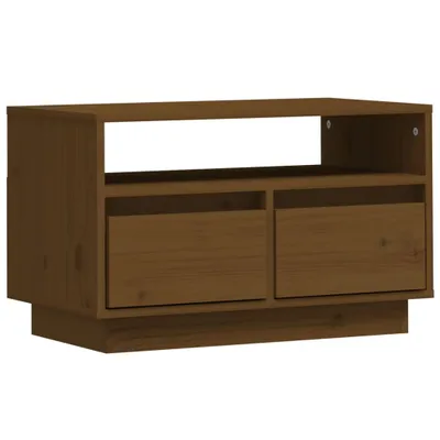 Produktbild von TV-Schrank Honigbraun 60x35x37 cm Massivholz Kiefer
