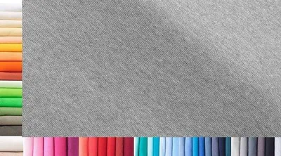 Immagine prodotto di Tessuto jersey XXL 96% cotone grigio scuro 0,5 m