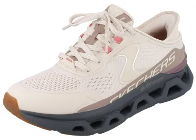 Produktbild von SKECHERS Slip-ins Damen Schlupfsneaker beige grau Mesh - Größe: 40