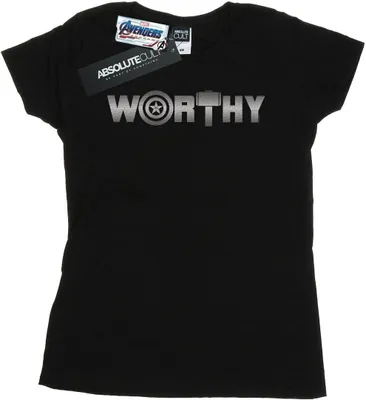 Produktbild von Marvel - "Avengers Endgame Worthy" T-Shirt für Damen BI6255 (M) (Schwarz)