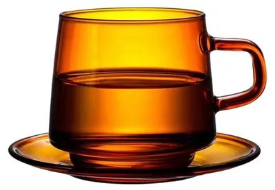Produktbild von Glas-Kaffeetassen, 2er-Set, 350 ml, mit Henkel, farbige Borosilikat-Teetassen für Espresso und Latte