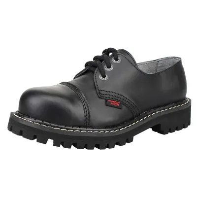 Produktbild von ANGRY ITCH-3-Loch Gothic Punk Army Ranger Armee Leder Stiefel Stahlkappe, EU 44