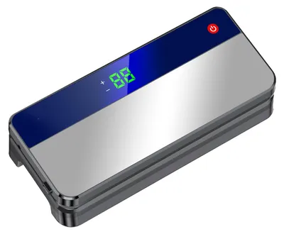 Produktbild von Zimilo Vakuumierer inkl. 50 Rillenbeuteln, Lebensmittel-Vakuumiergerät, 30 cm, Edelstahl, Touch-Panel, UV-Sterilisation, 120 W, Trocken-/Nass-Modus
