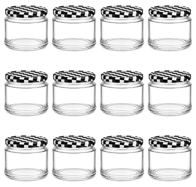 Produktbild von 12x Marmeladengläser 200 ml mit Deckel