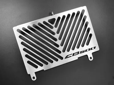 Immagine prodotto di Copriradiatore ZIEGER compatibile con Honda CB 500 F | R| X Design Logo argento