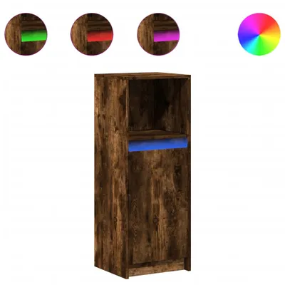 Produktbild von LED-Sideboard Räuchereiche 38x34x100 cm Holzwerkstoff