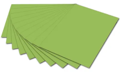 Produktbild von Folia 614/50 51, Grün, Einfarbig, A4 (210 x 297 mm), 300 g/m², 50 Blätter, Deutschland