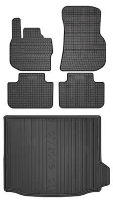 Obrázok produktu pre Gumové autokoberce SolidPRO + vaňa kufra DryZone pre: BMW X3 G01 2017-2024 SUV 5 ks