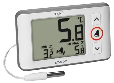 Obrázek produktu pro TFA-Dostmann 30.1052.02, Elektronický teploměr, Vnitřní, F, °C, -40 - 70 °C, Digitální, -40 - 158 °F