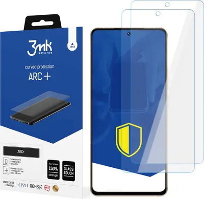 Produktbild von 3mk Display Schutzfolie ARC+ für Vivo S15  0,17mm Self-Heal (2 Stück)