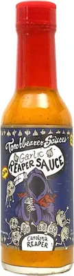 Zdjęcie produktu dla Torchbearer Sauces Sos Garlic Reaper (Carolina Reaper) 142ml