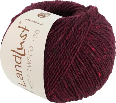 Produktbild von Lana Grossa - Landlust Soft Tweed 180 0123 burgund meliert