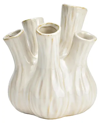 Produktbild von Wurm Tulpenvase - weis - Keramik - 20 x 20 x 21 cm - Blumenvase