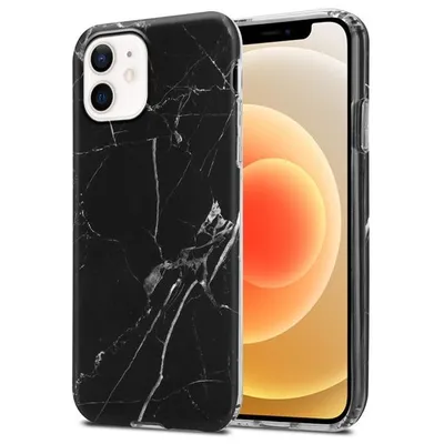 Immagine prodotto di Cadorabo custodia protettiva per Apple iPhone 12 PRO MAX in TPU nero Custodia per cellulare Custodia Cover