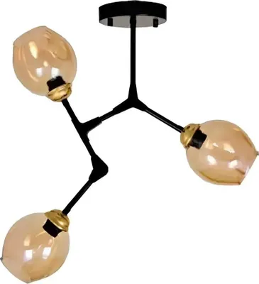 Produktbild von Lampen Lüster Kronleuchter Deckenlampe Deckenleuchter Gold Modern Glas