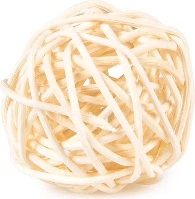 Produktbild von Weidenkugeln Tischdeko 6 Stück elfenbeinfarben 3,5cm - Einheitsgröße