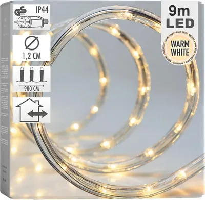 Zdjęcie produktu dla Łańcuch świetlny LED o długości 9 m do użytku wewnątrz i na zewnątrz, w przezroczystym kablu