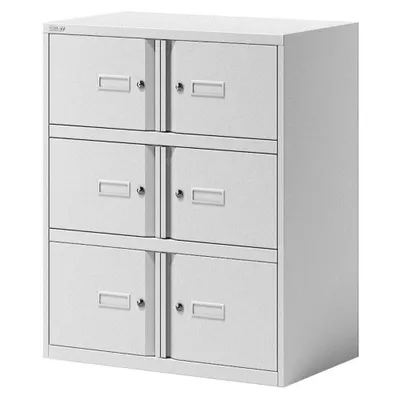 Image de BISLEY YELD0810696 Schließfachschrank 6 Türen ws
