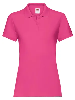 Produktbild von Fruit of the Loom - "Premium" Poloshirt für Damen LT1877 (XS) (Fuchsie)