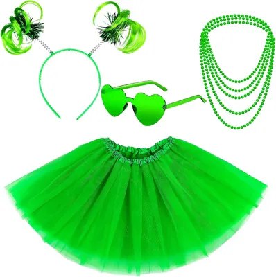 Productafbeelding van 80s Kostuum Accessoire Set voor Vrouwen en Meisjes - Tulle Rok, Zonnebril en Hoofdband
